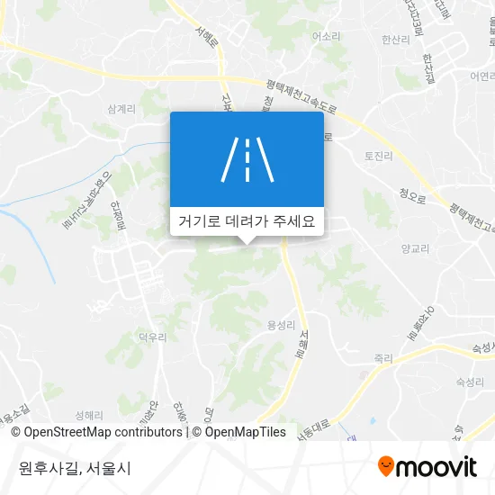 원후사길 지도