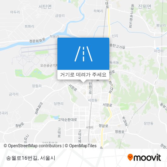 송월로16번길 지도