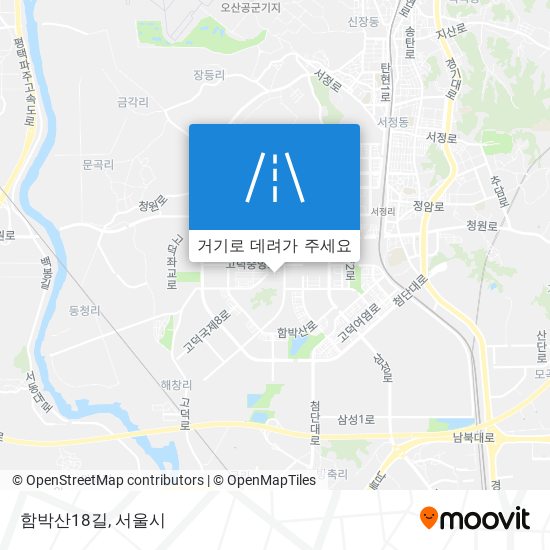 함박산18길 지도