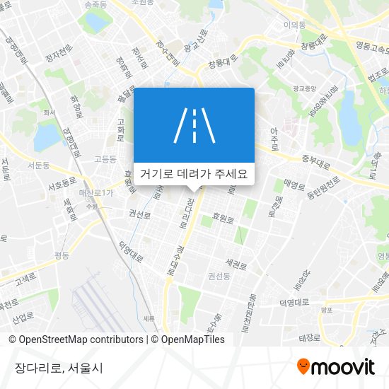 장다리로 지도