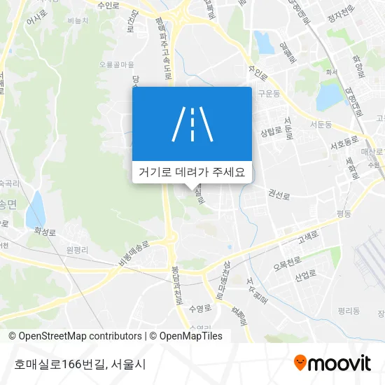 호매실로166번길 지도