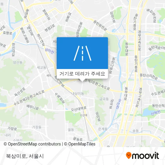 북삼미로 지도