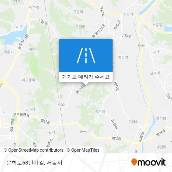 문학로68번가길 지도