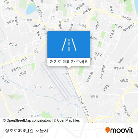 정조로398번길 지도