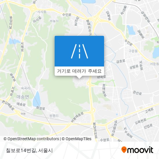 칠보로14번길 지도