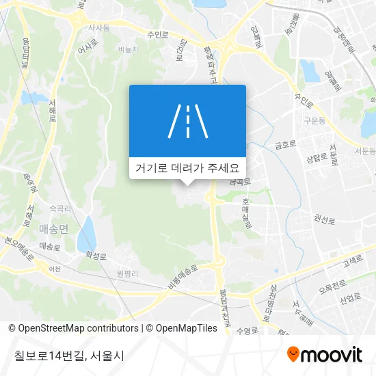 칠보로14번길 지도
