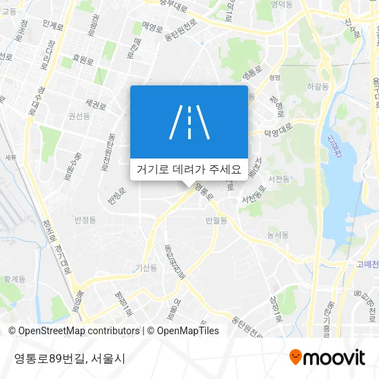 영통로89번길 지도