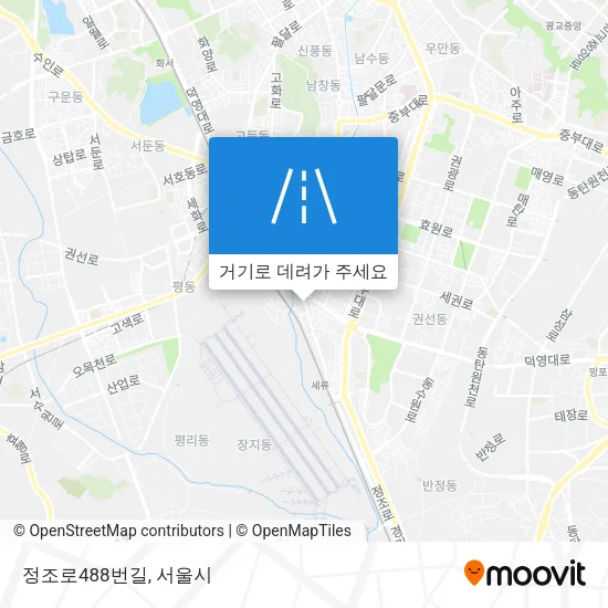 정조로488번길 지도