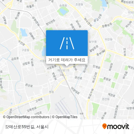 갓매산로55번길 지도