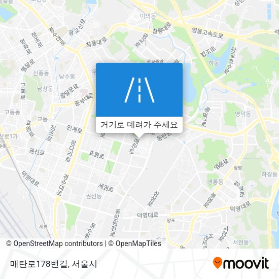 매탄로178번길 지도