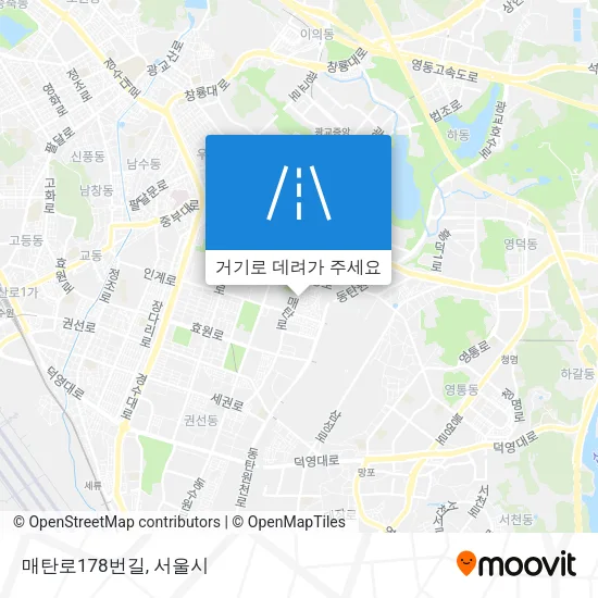 매탄로178번길 지도