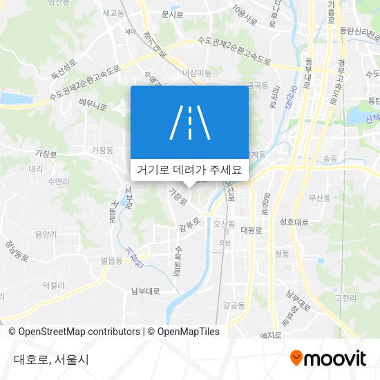 대호로 지도