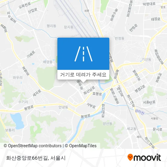 화산중앙로66번길 지도