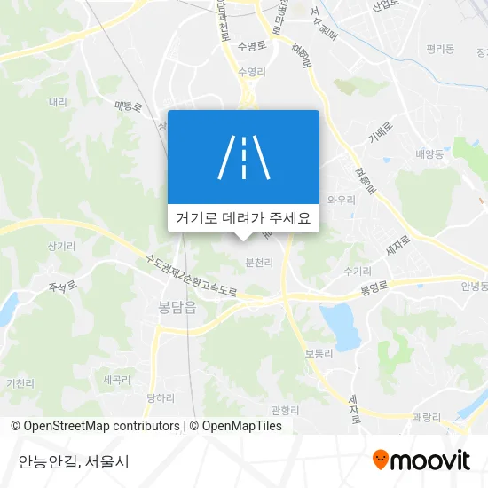 안능안길 지도