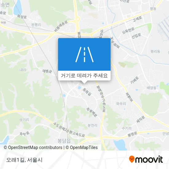 오래1길 지도