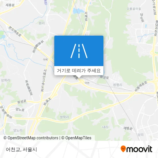 어천교 지도