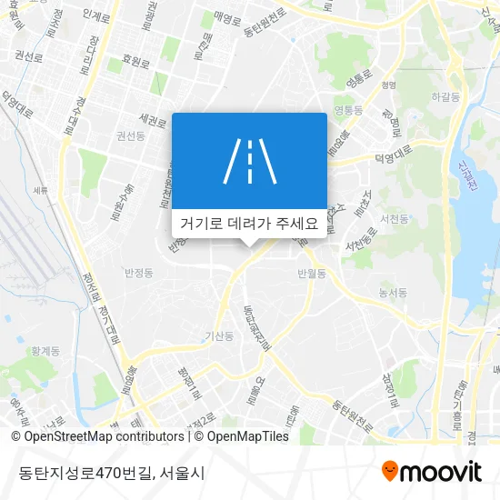 동탄지성로470번길 지도
