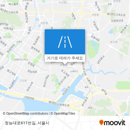 청능대로611번길 지도