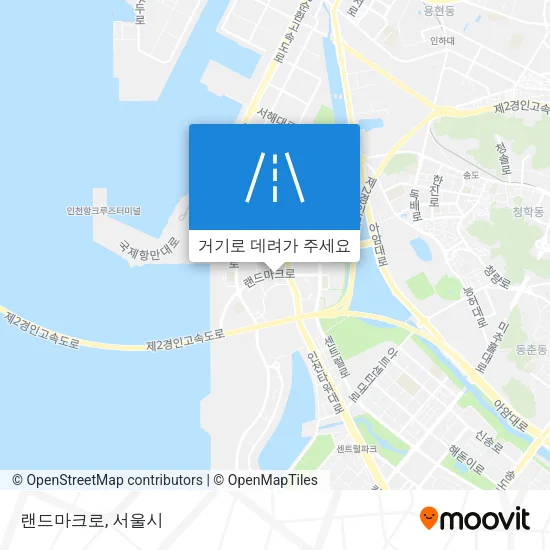 랜드마크로 지도