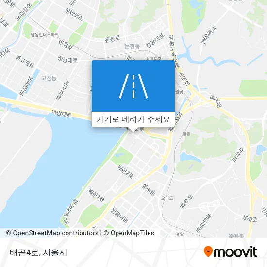배곧4로 지도
