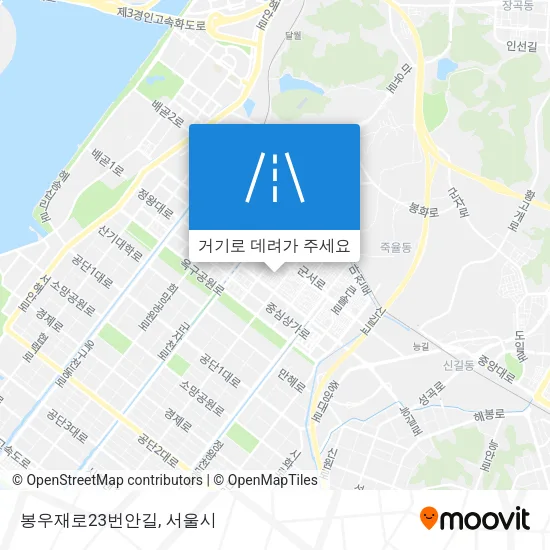 봉우재로23번안길 지도