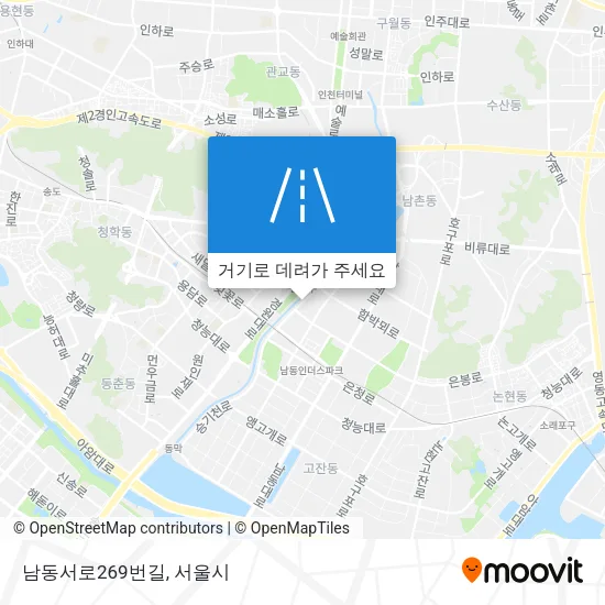 남동서로269번길 지도
