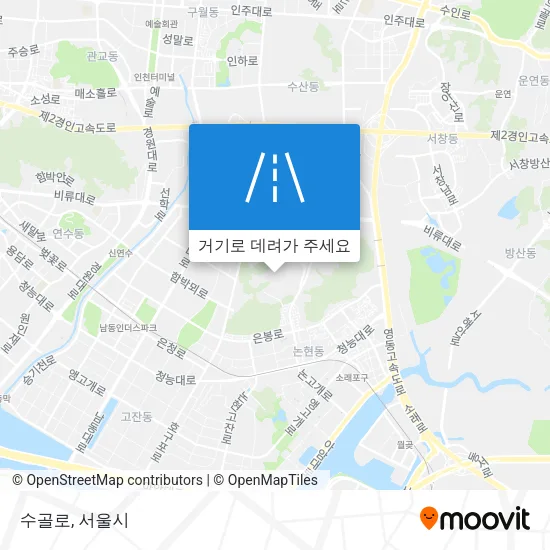 수골로 지도