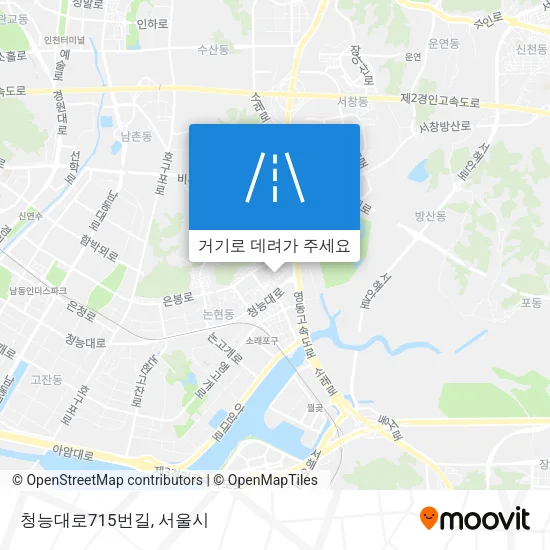 청능대로715번길 지도