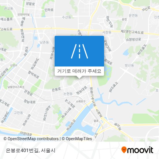 은봉로401번길 지도