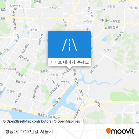 청능대로718번길 지도