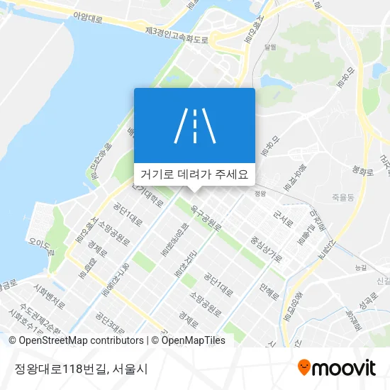 정왕대로118번길 지도