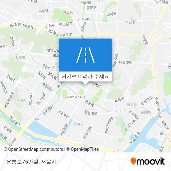 은봉로75번길 지도