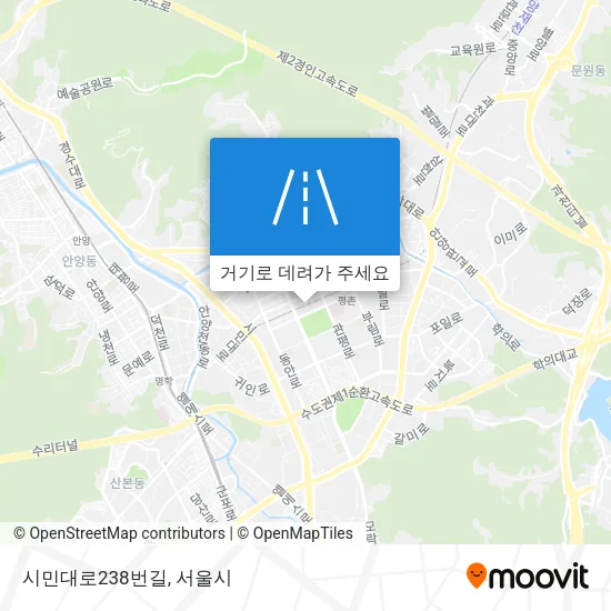 시민대로238번길 지도