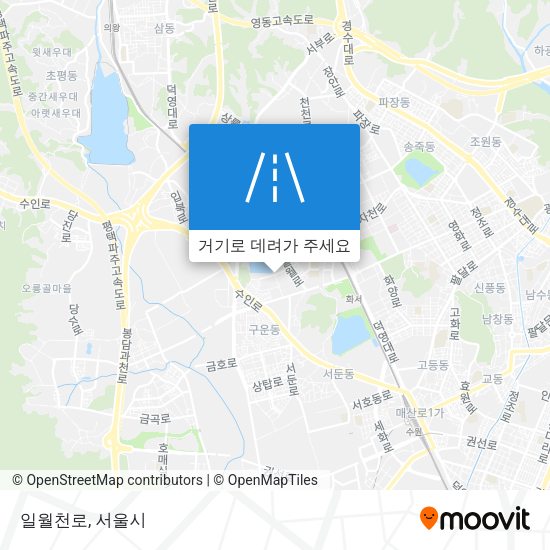 일월천로 지도