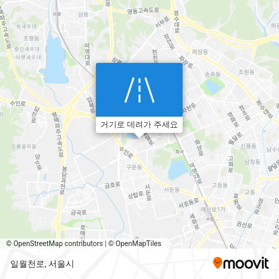 일월천로 지도