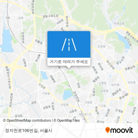 정자천로106번길 지도
