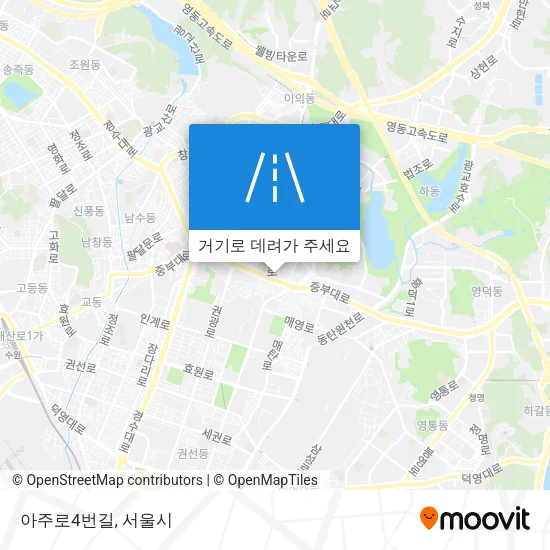 아주로4번길 지도