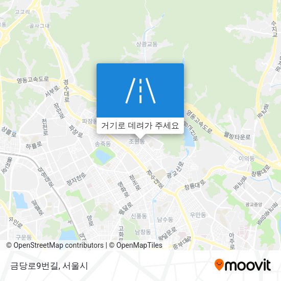 금당로9번길 지도