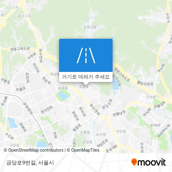 금당로9번길 지도