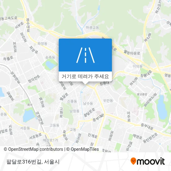 팔달로316번길 지도