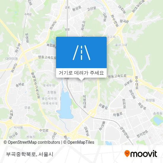 부곡중학북로 지도