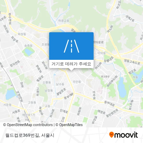 월드컵로369번길 지도