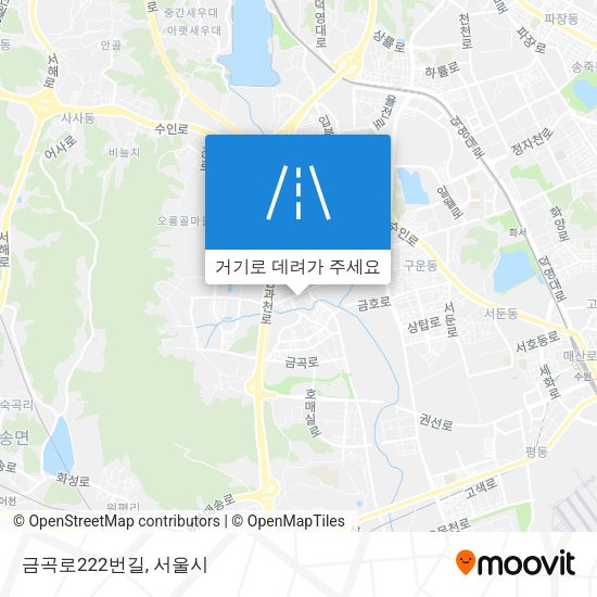 금곡로222번길 지도