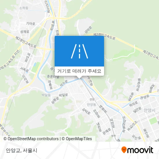 안양교 지도