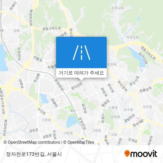 정자천로173번길 지도