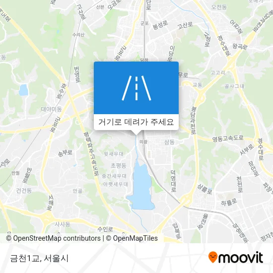 금천1교 지도