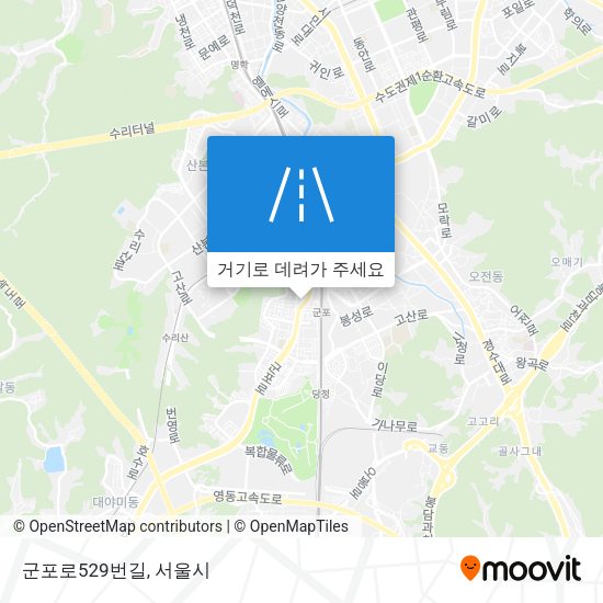 군포로529번길 지도