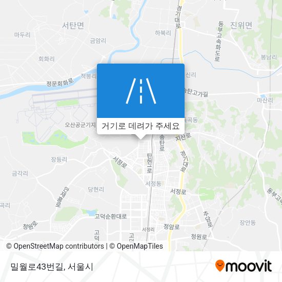 밀월로43번길 지도