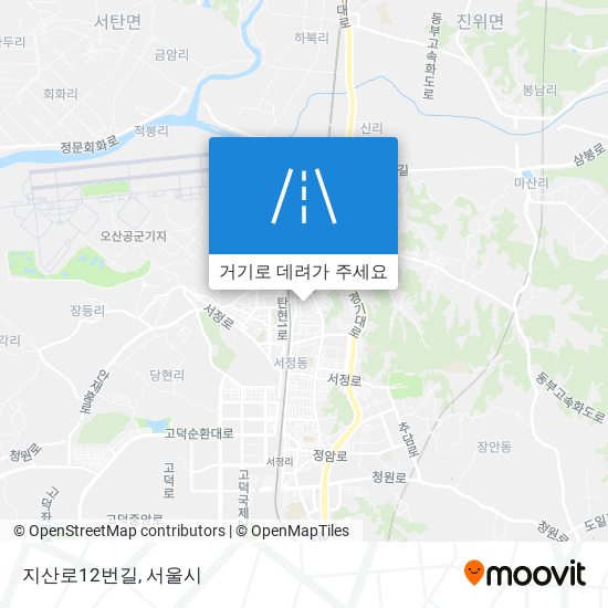 지산로12번길 지도