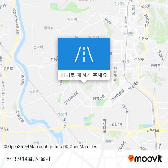 함박산14길 지도